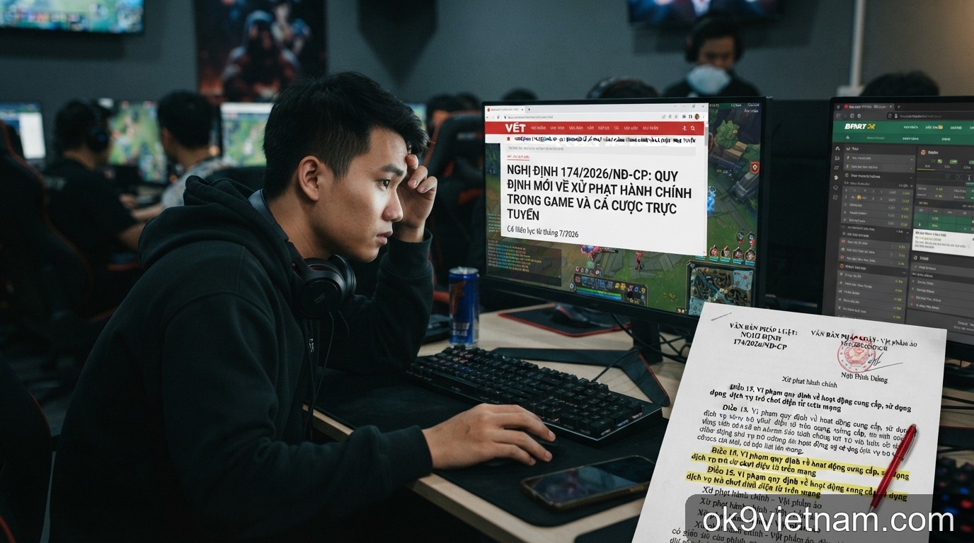 Nghị định 174/2026/NĐ-CP: Những thay đổi pháp lý ảnh hưởng đến người chơi game và cá cược trực tuyến
